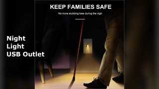 Presa USB per luce notturna resistente alle manomissioni 5 V 4,8 A