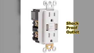 Presa GFCI sicura Un USB ti protegge