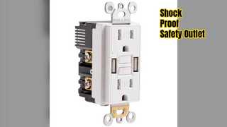 Presa sicura GFCI A Sicurezza USB